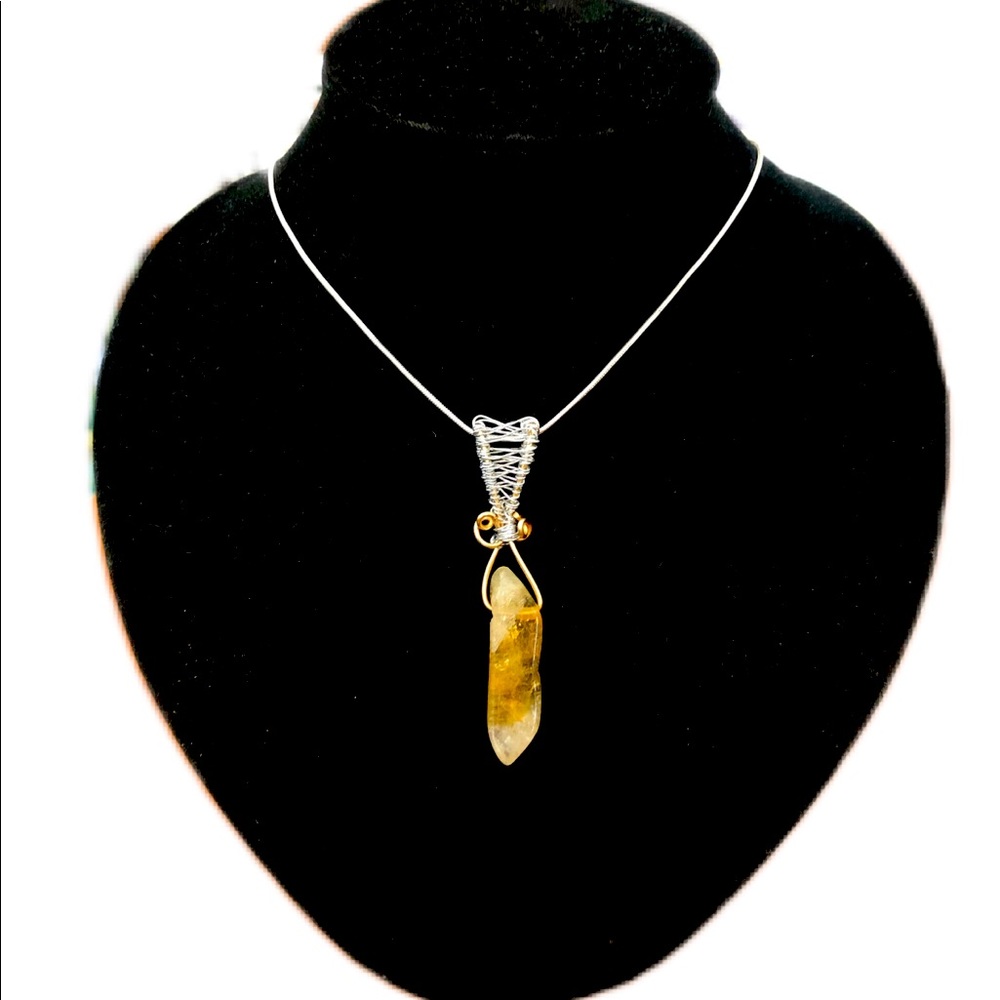 Original citrine pendant by MJ